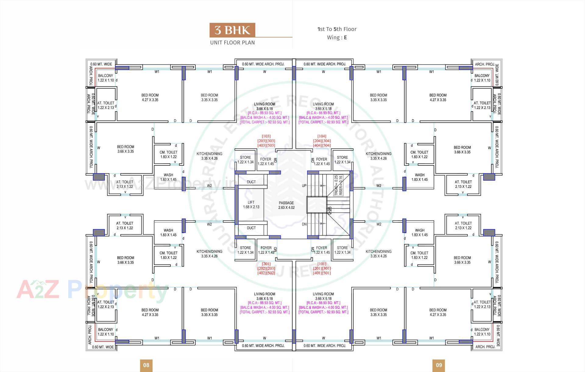 Layout of real estate project Celebration Homes located at Bholav, Bharuch, Gujarat