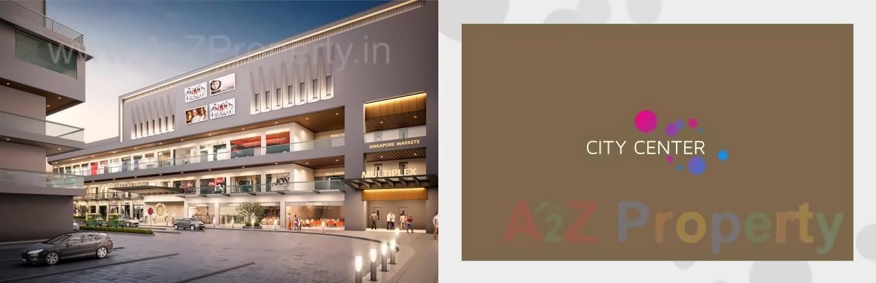 3D Elevation of real estate project City Center located at Kasakpatti, Bharuch, Gujarat