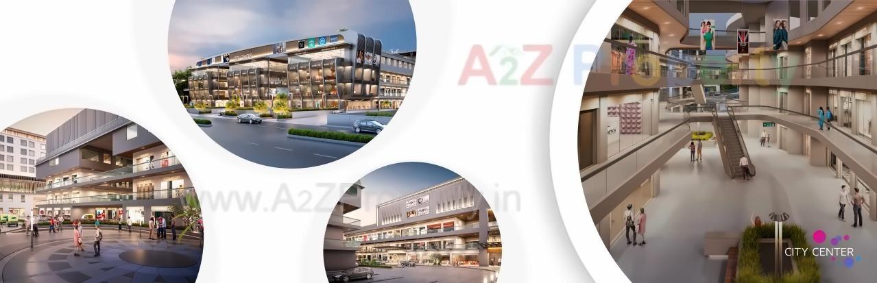 3D Elevation of real estate project City Center located at Kasakpatti, Bharuch, Gujarat