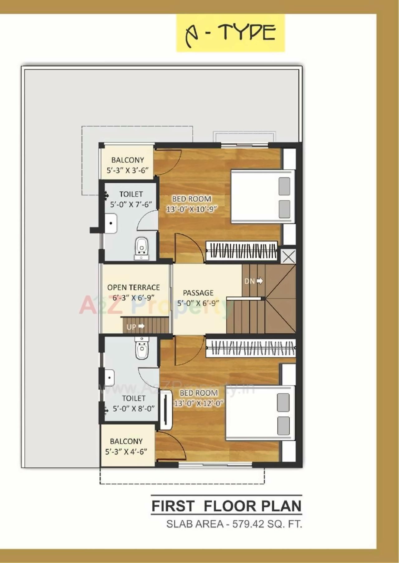 Layout of real estate project Ekdant Bungalows located at Vadadala, Bharuch, Gujarat