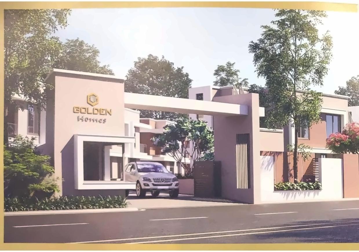 3D Elevation of real estate project Golden Homes located at Bharuch, Bharuch, Gujarat