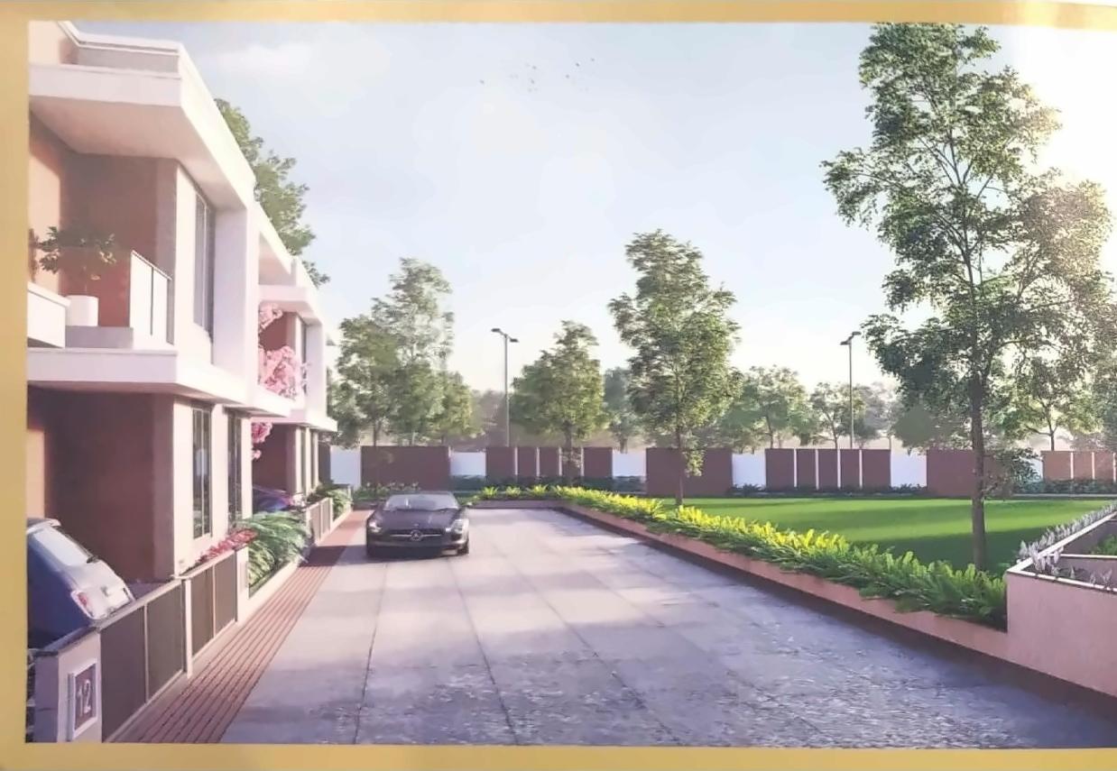 3D Elevation of real estate project Golden Homes located at Bharuch, Bharuch, Gujarat
