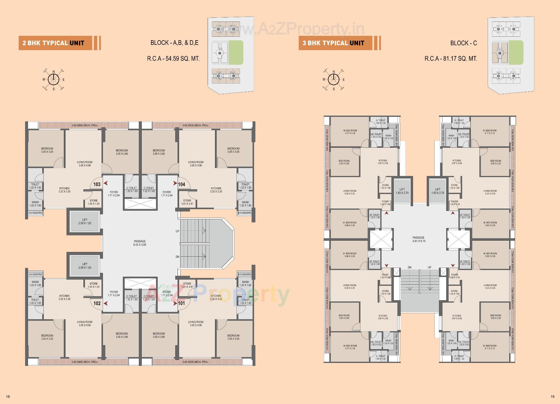 Layout of real estate project Golden Luxuria located at Tavra, Bharuch, Gujarat
