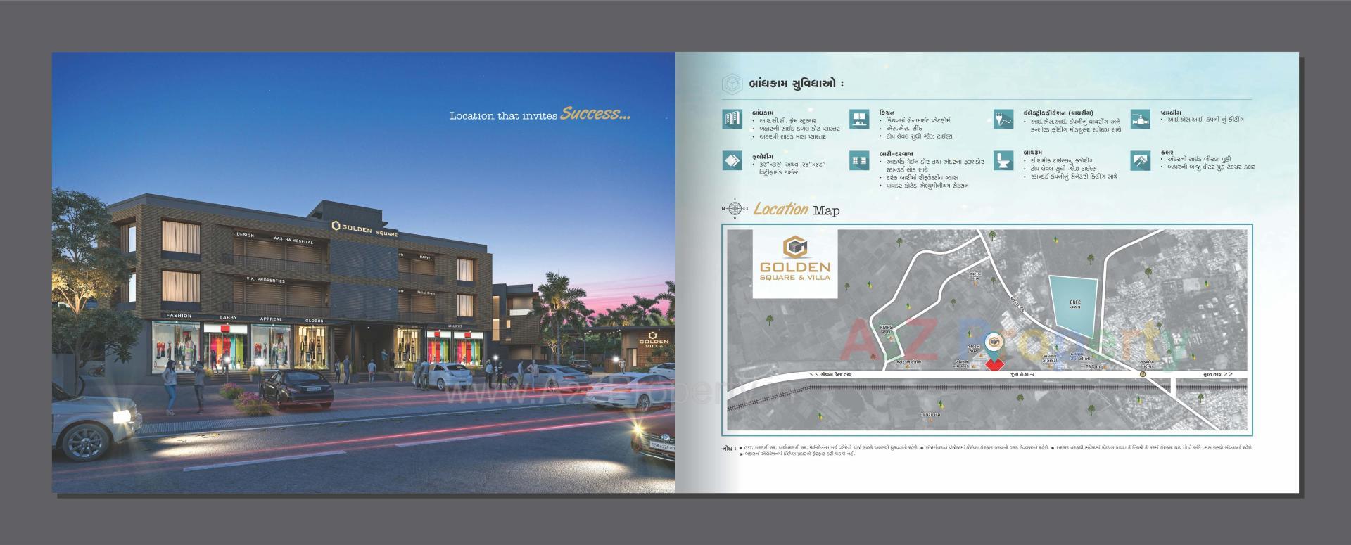  of real estate project Golden Square  Villa located at Surwadi, Bharuch, Gujarat