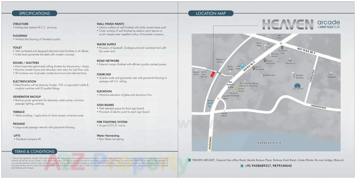  of real estate project Heaven Arcade located at Bharuch, Bharuch, Gujarat