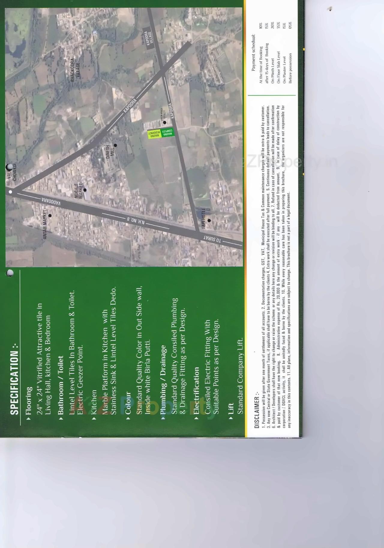  of real estate project Madina Complex located at Bhadkodara, Bharuch, Gujarat