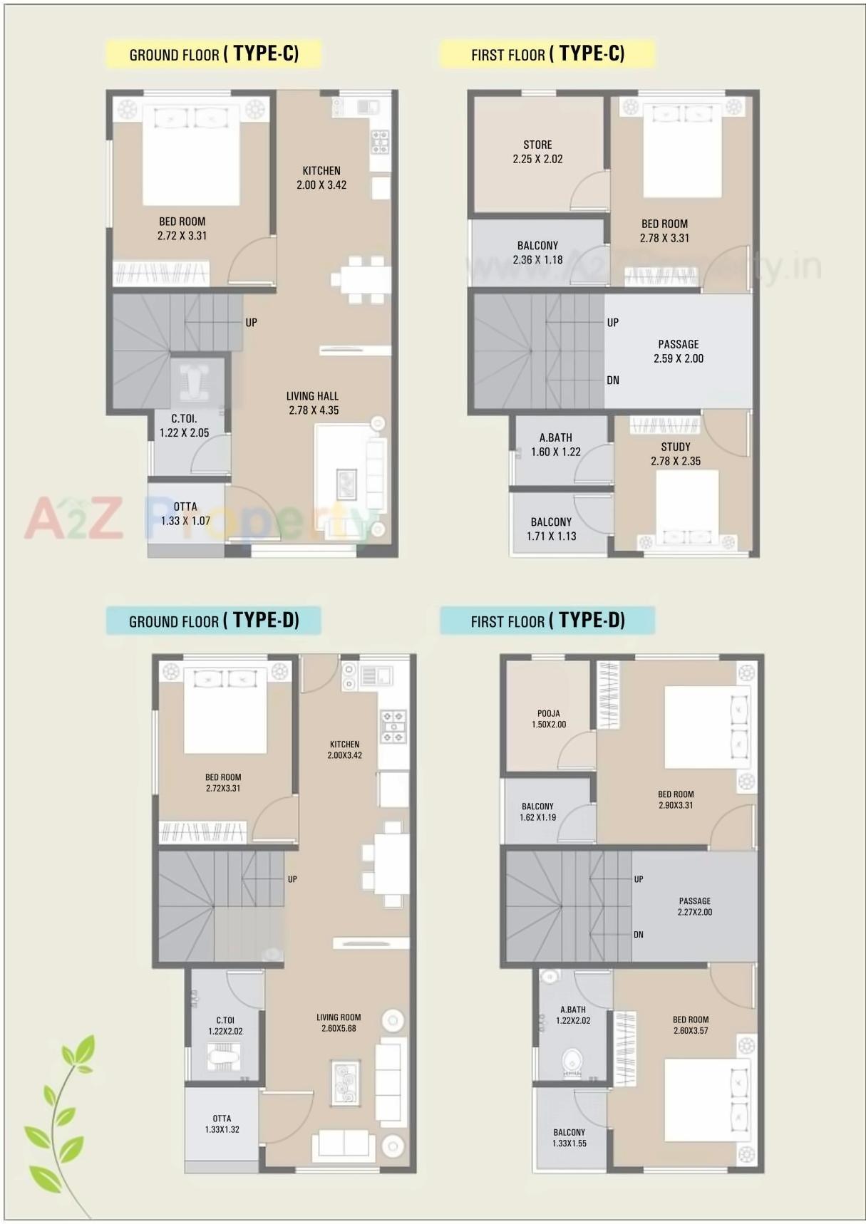 Layout of real estate project Maharshi Villa located at Haldarwa, Bharuch, Gujarat
