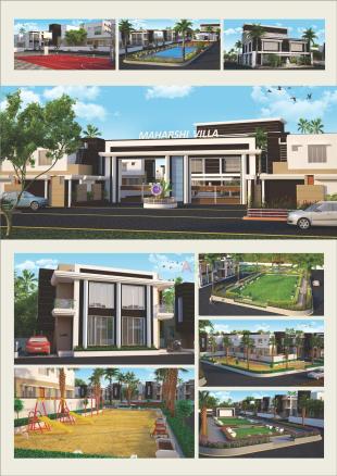 Elevation of real estate project Mahershi Villa located at Haldarwa, Bharuch, Gujarat