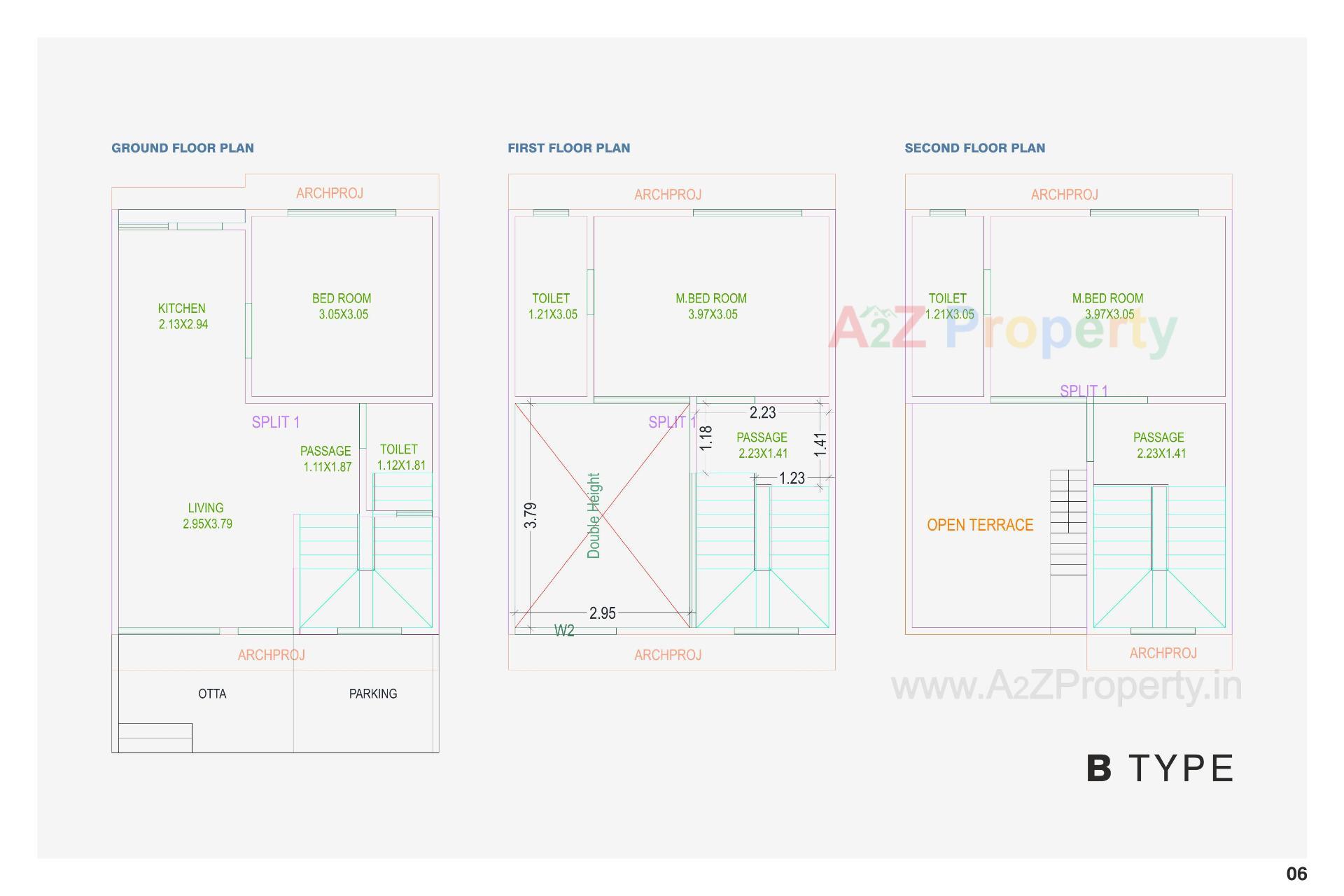  of real estate project Merushikhar Icon located at Chavaj, Bharuch, Gujarat