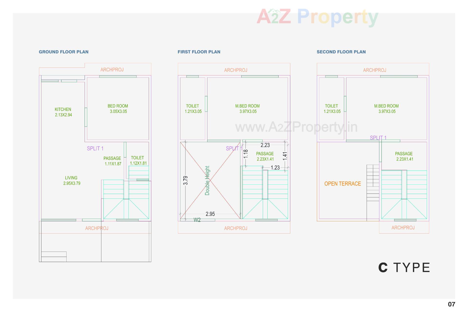  of real estate project Merushikhar Icon located at Chavaj, Bharuch, Gujarat
