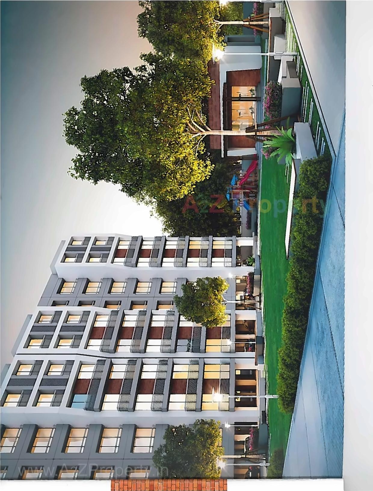 3D Elevation of real estate project Narayan Arena located at Umraj, Bharuch, Gujarat