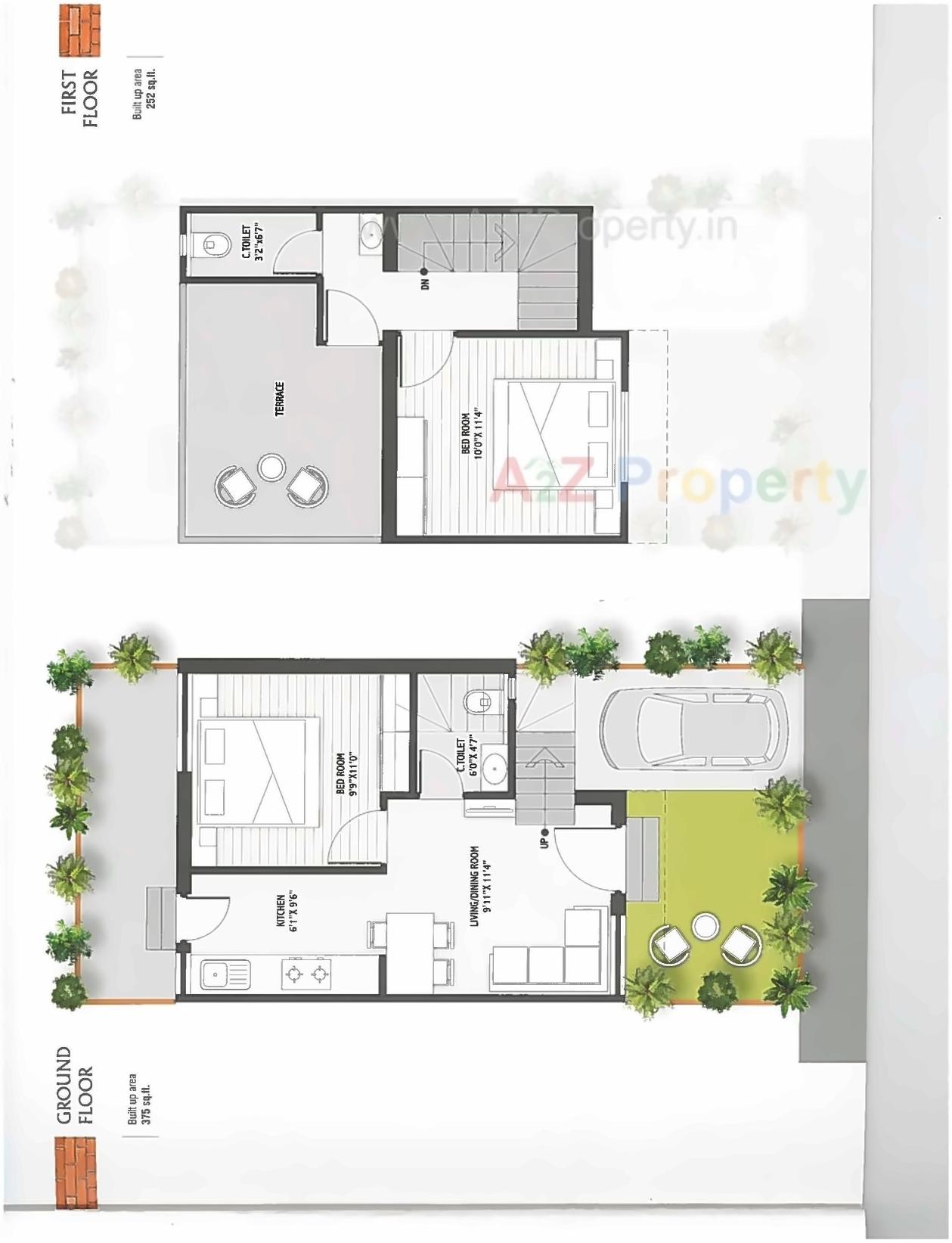 Layout of real estate project Narayan Arena located at Umraj, Bharuch, Gujarat