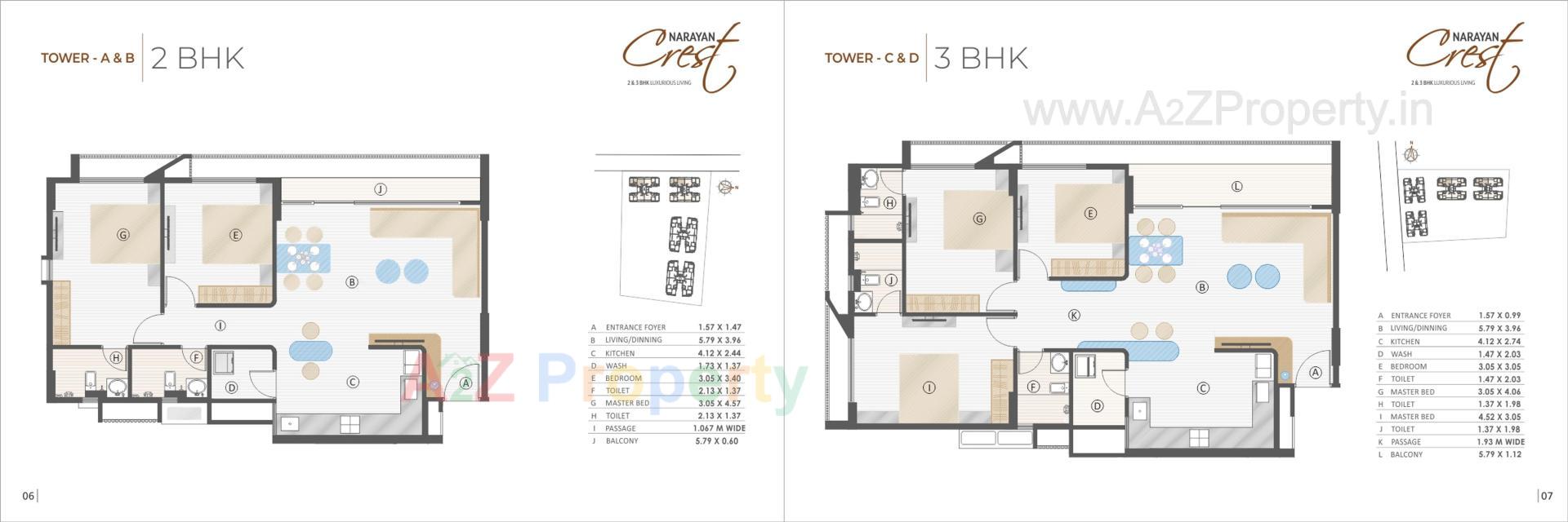 Layout of real estate project Narayan Crest located at Umraj, Bharuch, Gujarat
