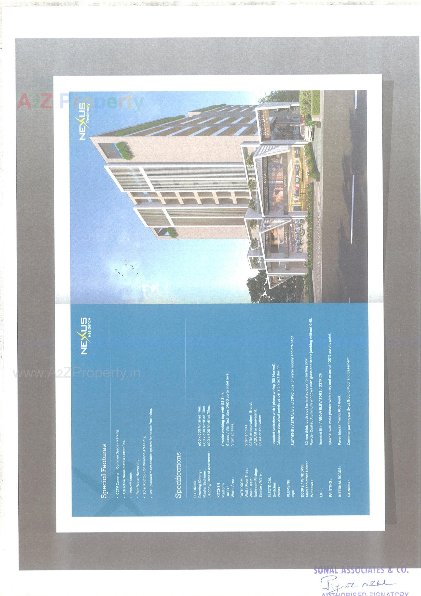  of real estate project Nexus Resdency located at Zadeshwar-village, Bharuch, Gujarat