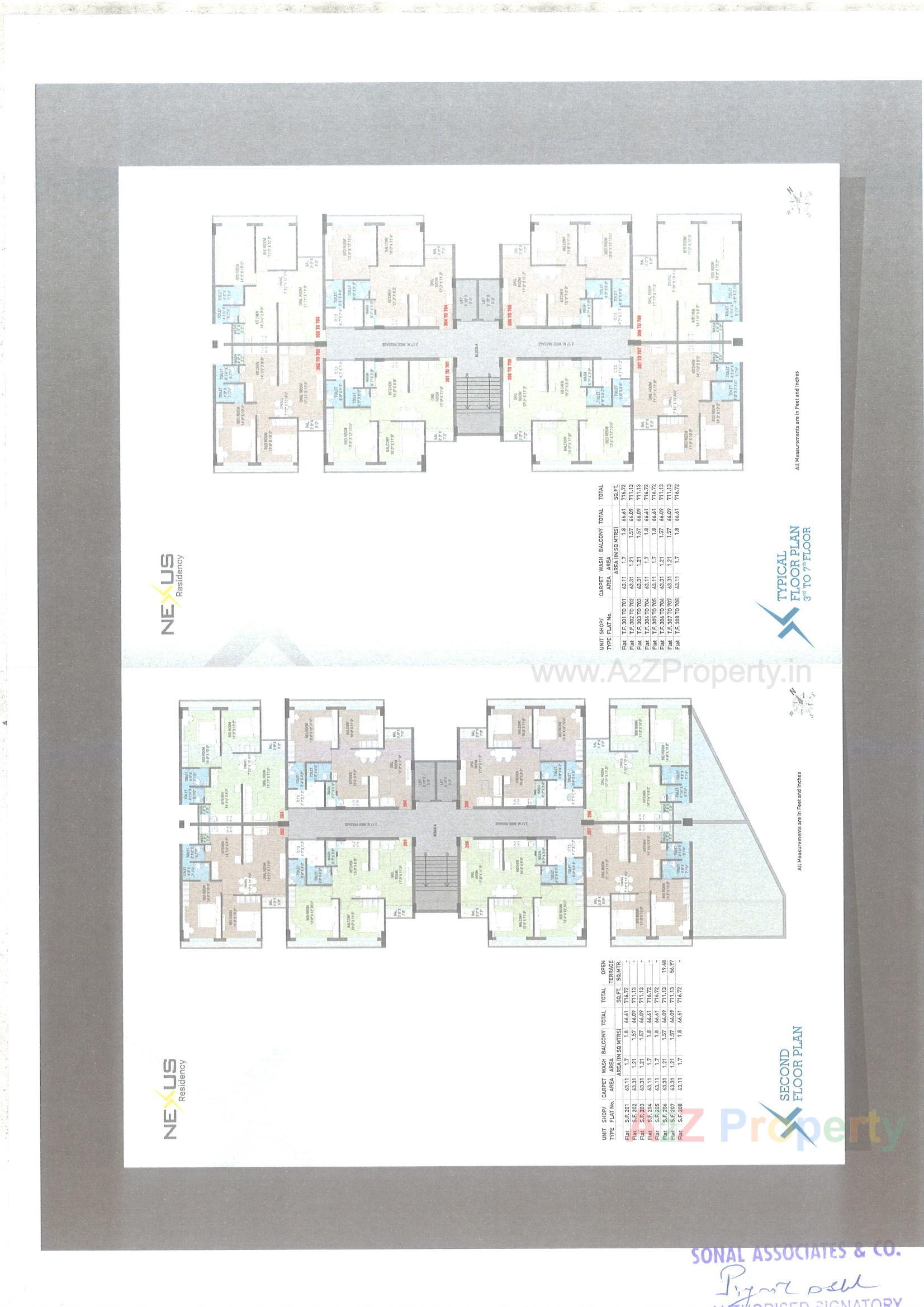 Layout of real estate project Nexus Resdency located at Zadeshwar-village, Bharuch, Gujarat