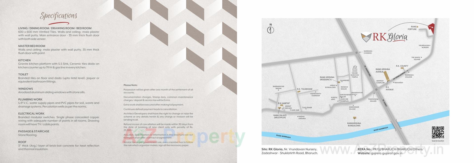  of real estate project R K Gloria located at Tavra, Bharuch, Gujarat