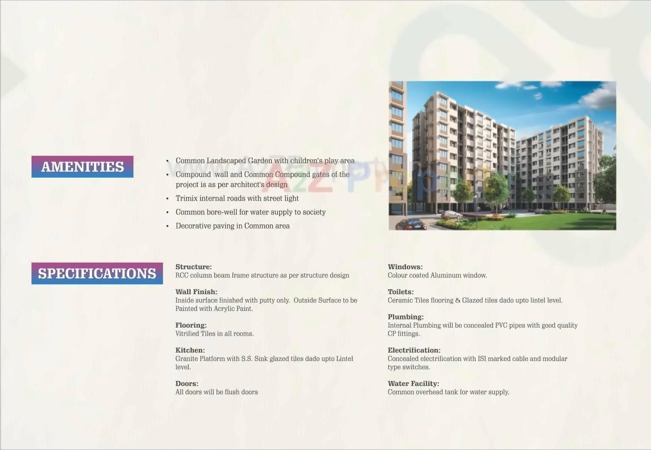 Amenities of Rang City Flats