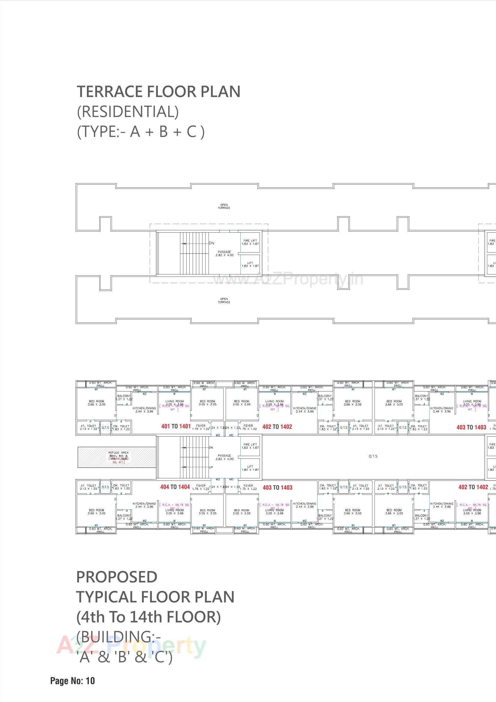 Layout of real estate project Rang Empire located at Chavaj, Bharuch, Gujarat