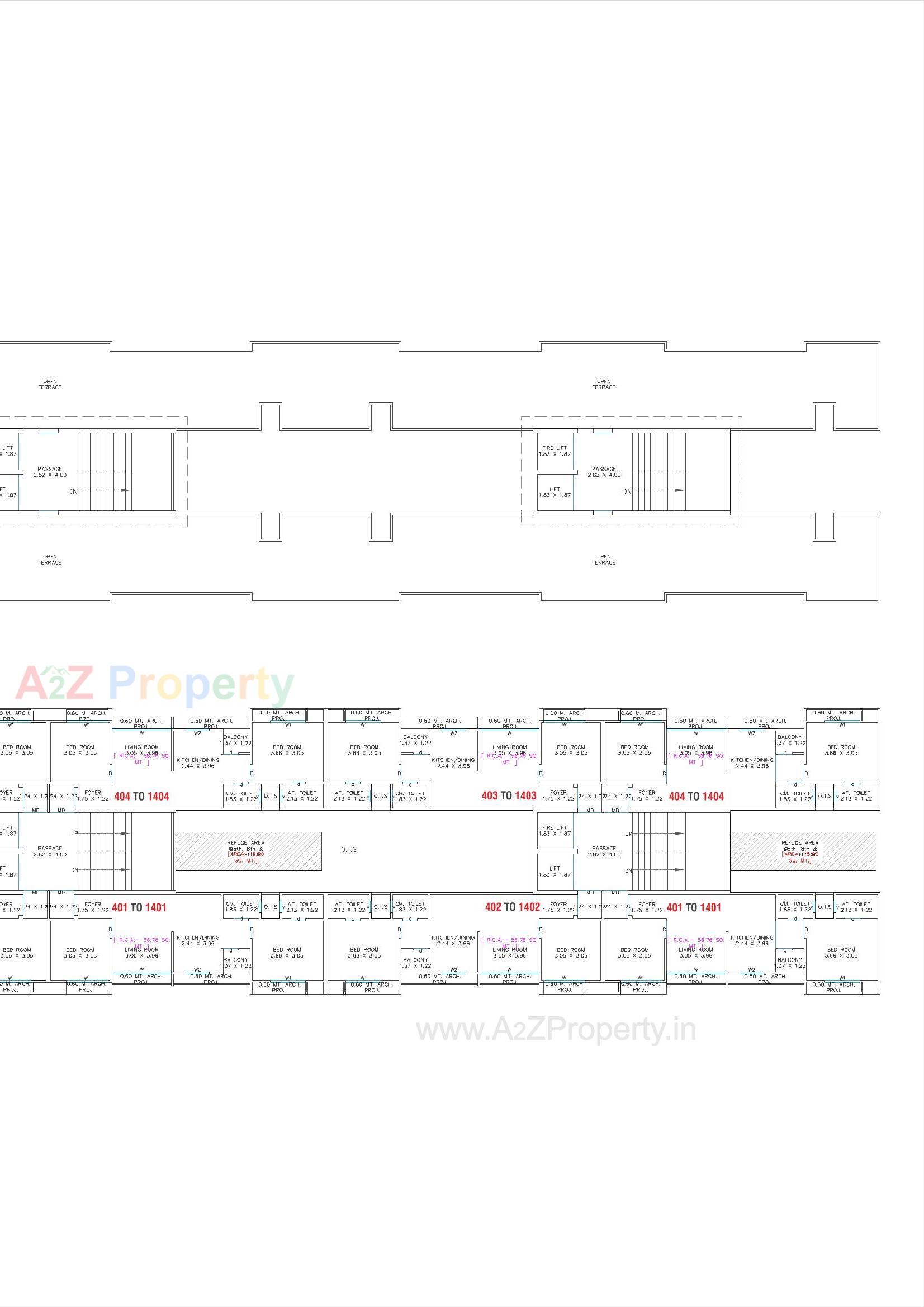Layout of real estate project Rang Empire located at Chavaj, Bharuch, Gujarat