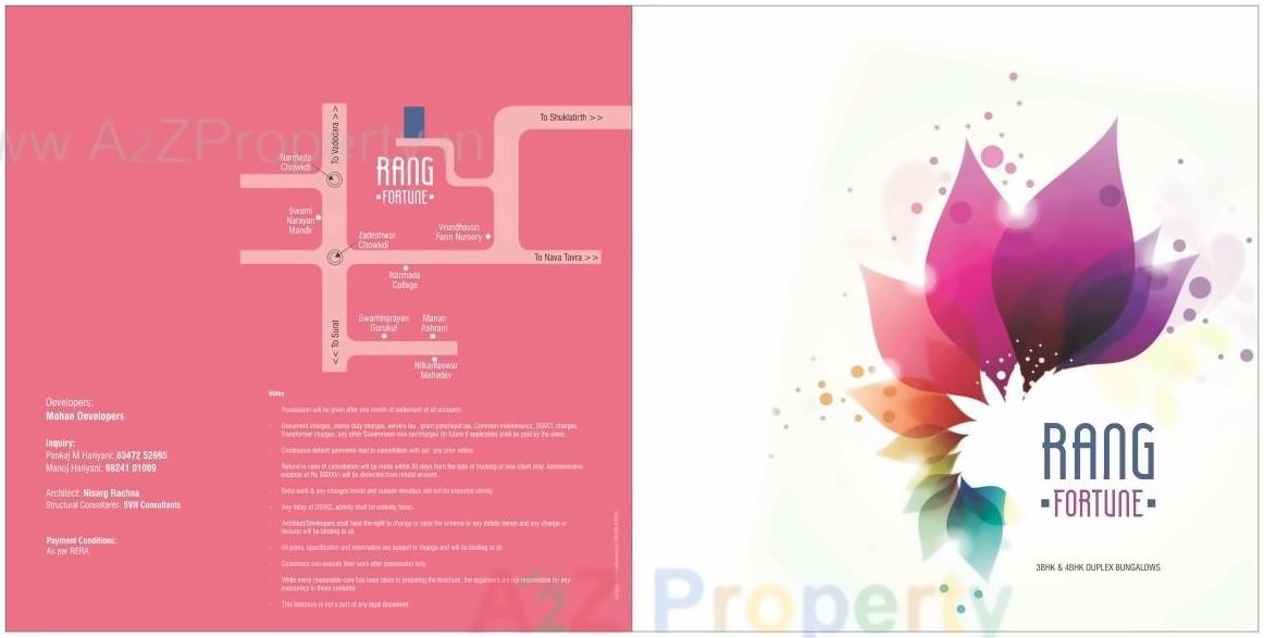  of real estate project Rang Fortune located at Tavra, Bharuch, Gujarat
