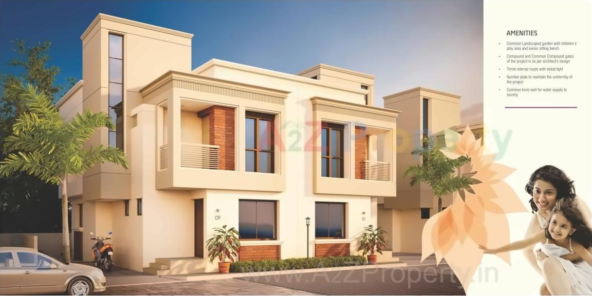 3D Elevation of real estate project Rang Fortune located at Tavra, Bharuch, Gujarat