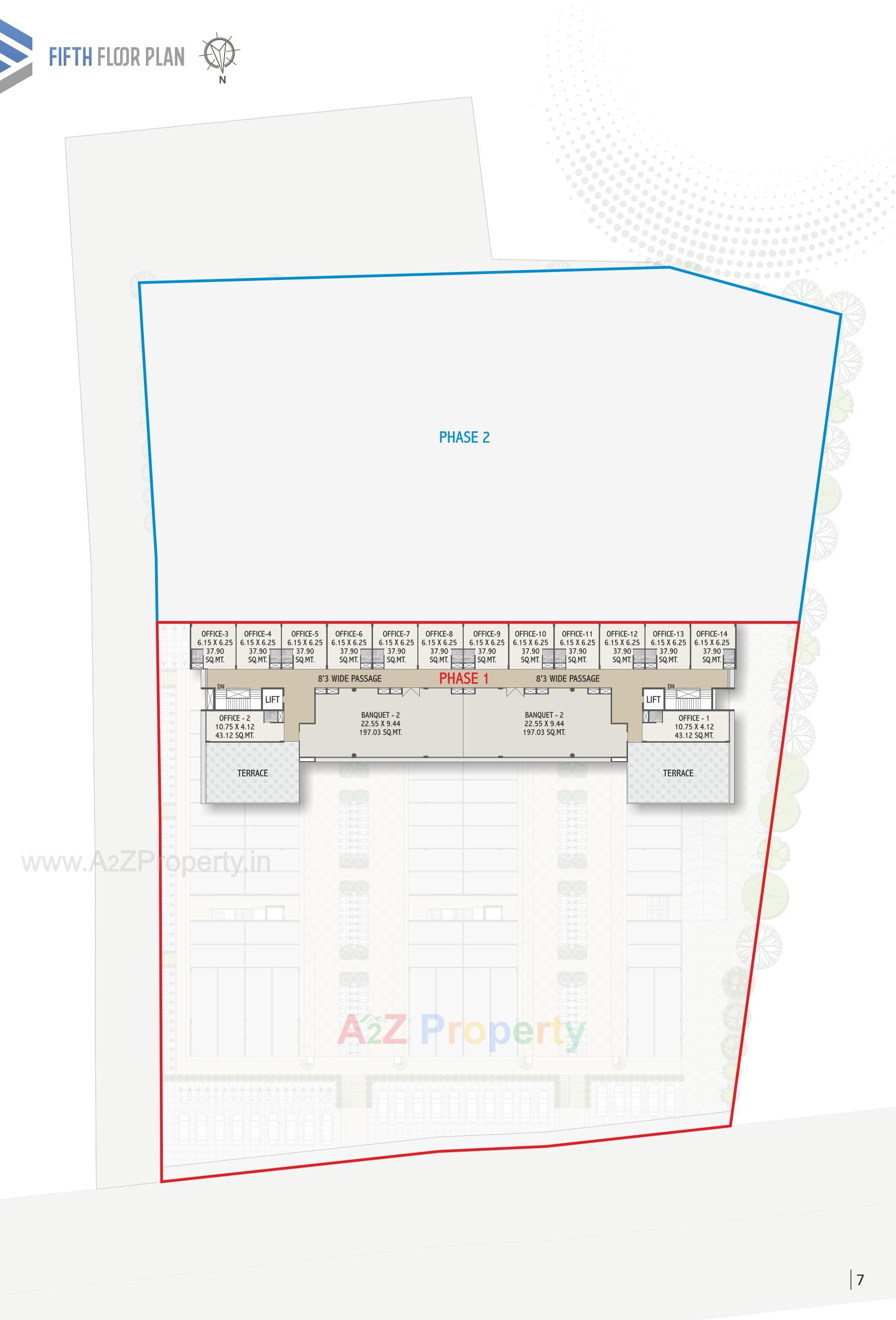 Layout of real estate project Rk Elinora L located at Zadeshwar, Bharuch, Gujarat