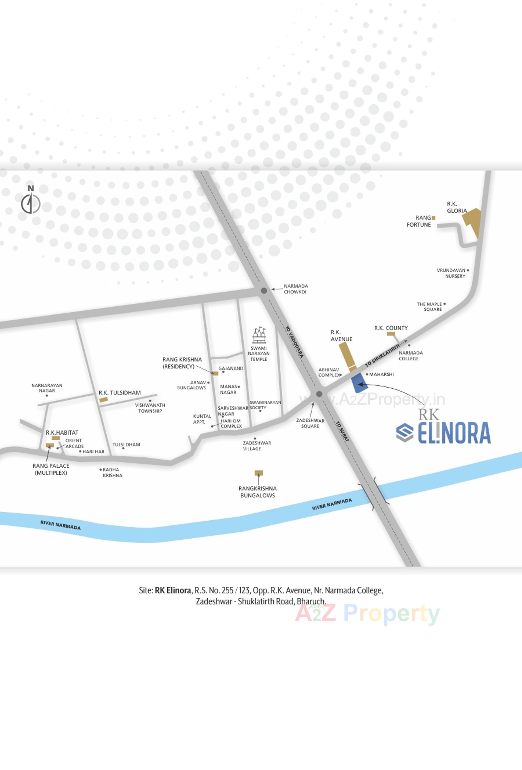  of real estate project Rk Elinora located at Zadeshwar, Bharuch, Gujarat