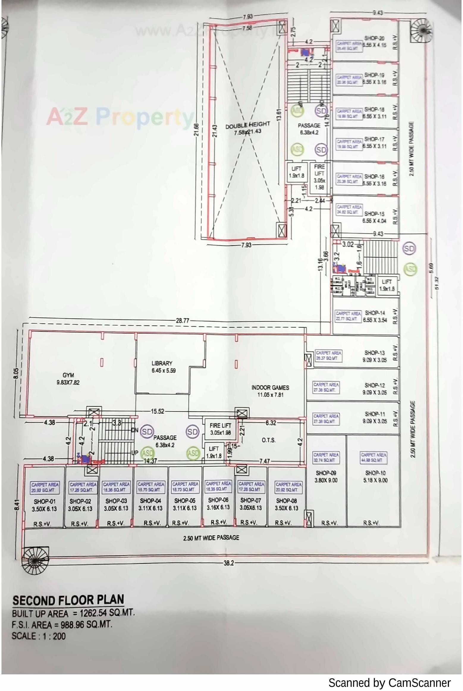 Layout of real estate project Rk Tulsidham located at Bharuch, Bharuch, Gujarat