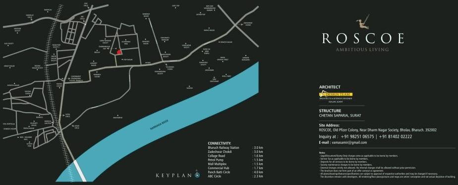  of real estate project Roscoe   Ambitious Living located at Bholav, Bharuch, Gujarat
