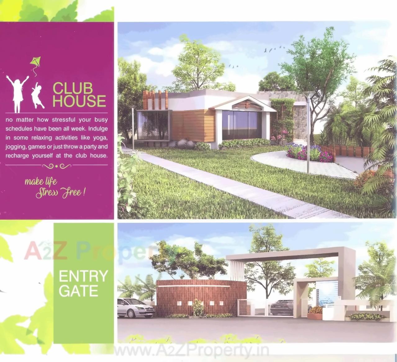 3D Elevation of real estate project Royal Parardise located at Amod, Bharuch, Gujarat