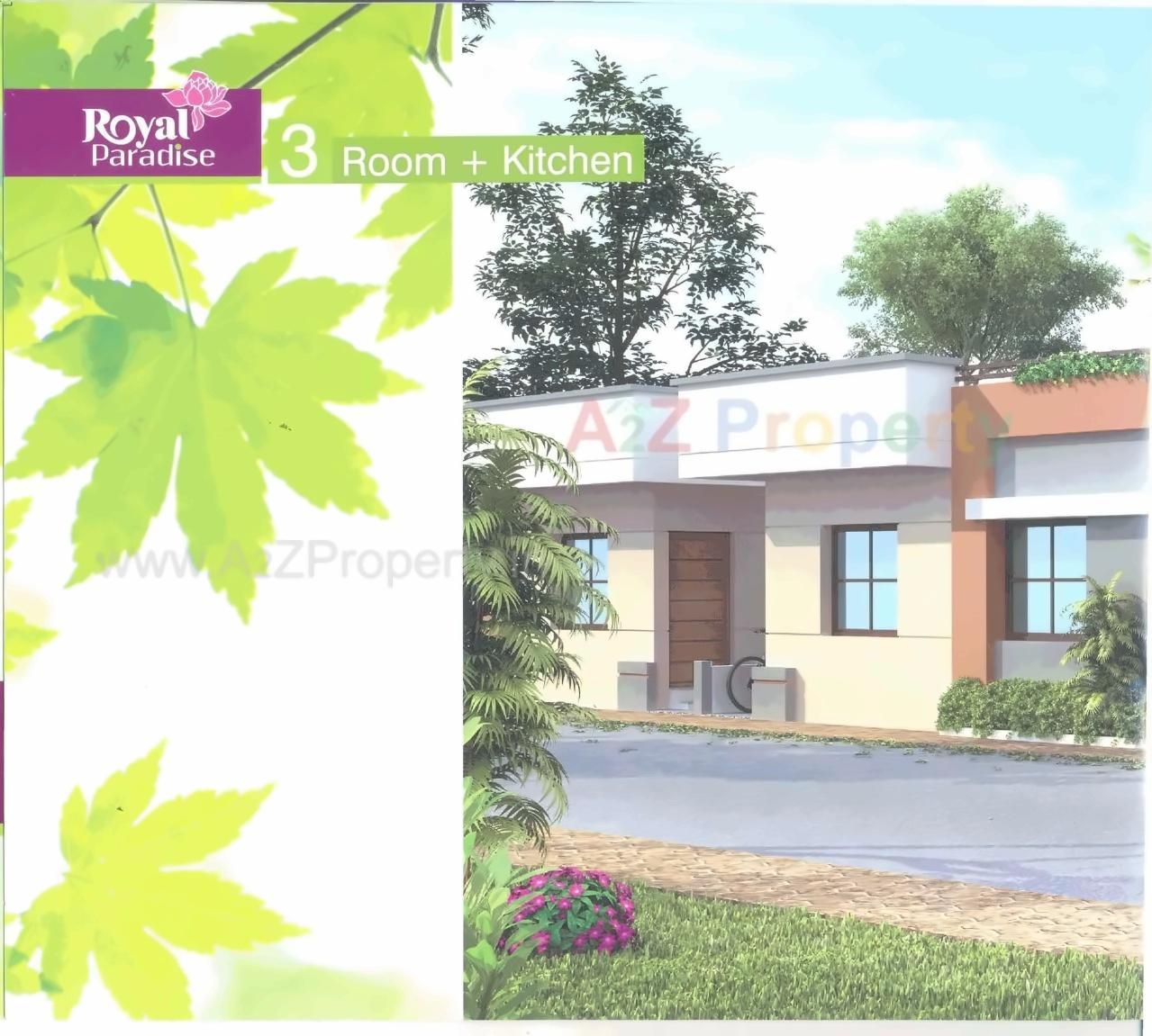 3D Elevation of real estate project Royal Parardise located at Amod, Bharuch, Gujarat