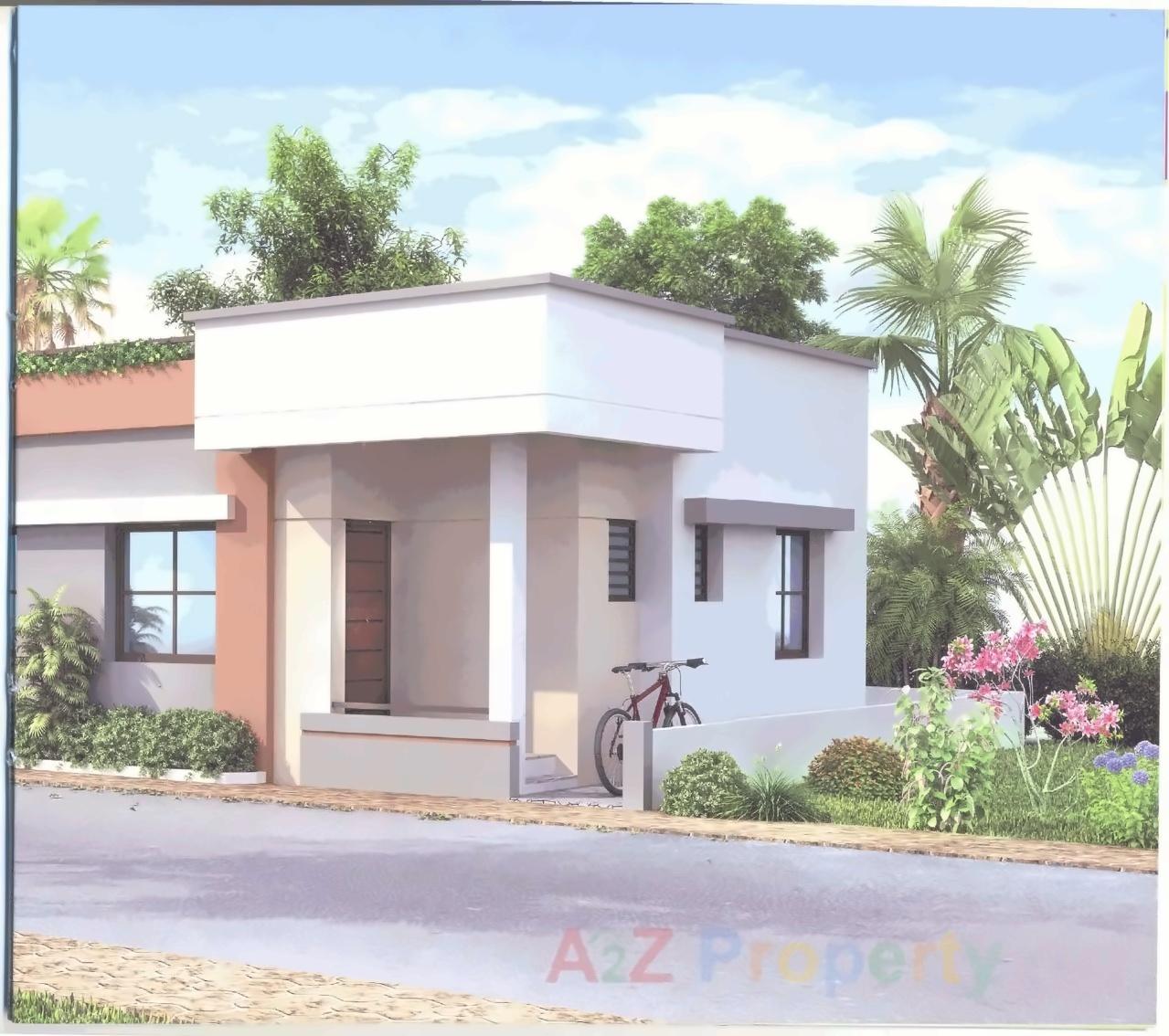 3D Elevation of real estate project Royal Parardise located at Amod, Bharuch, Gujarat