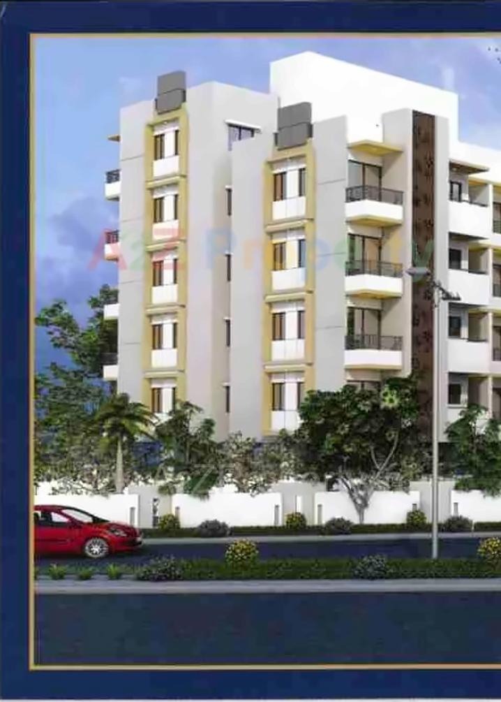 3D Elevation of real estate project Rudraksh Residency located at Vadadala, Bharuch, Gujarat