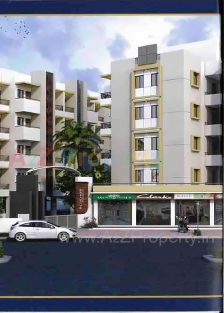 3D Elevation of real estate project Rudraksh Residency located at Vadadala, Bharuch, Gujarat