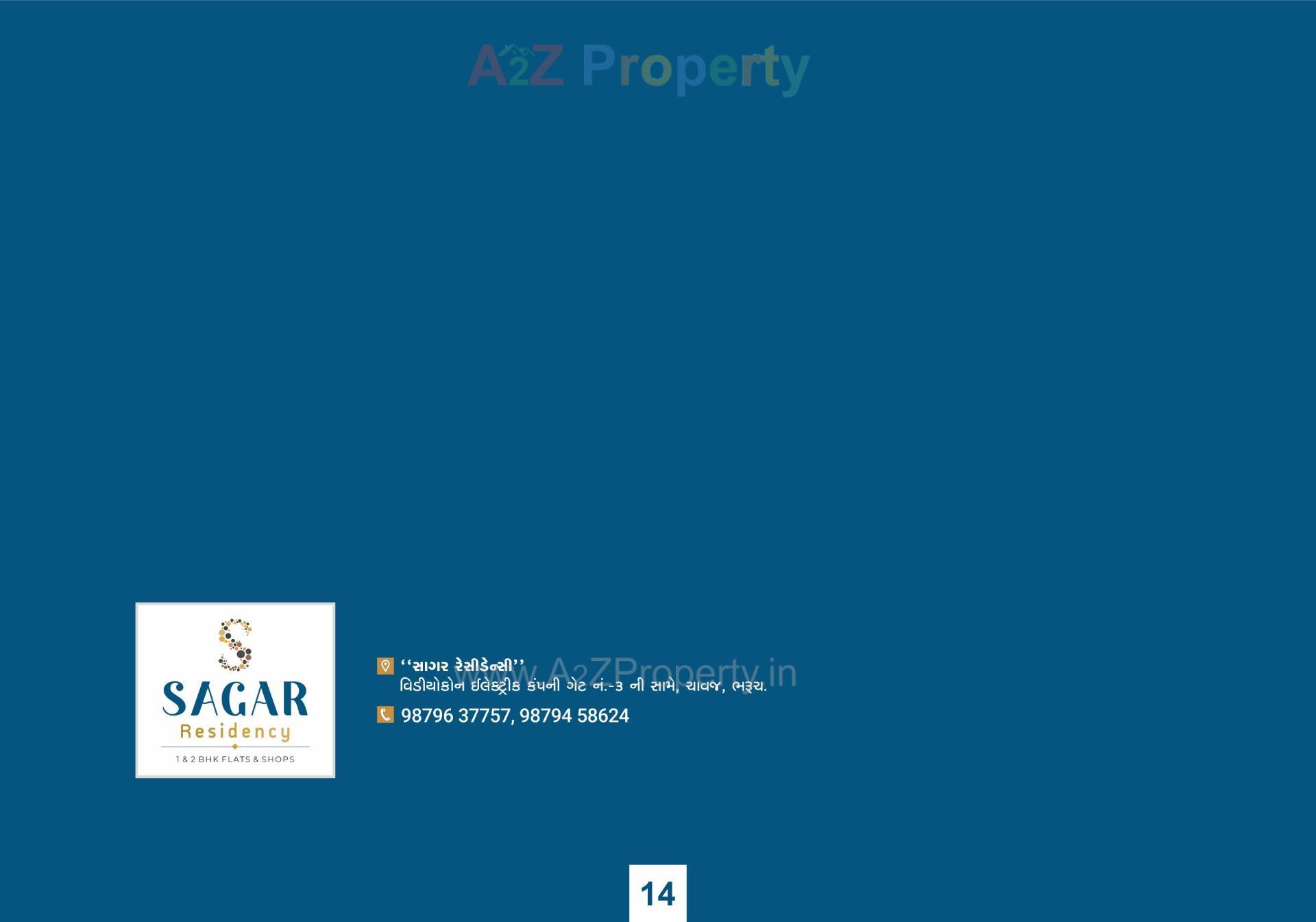  of real estate project Sagar Residency located at Chavaj, Bharuch, Gujarat