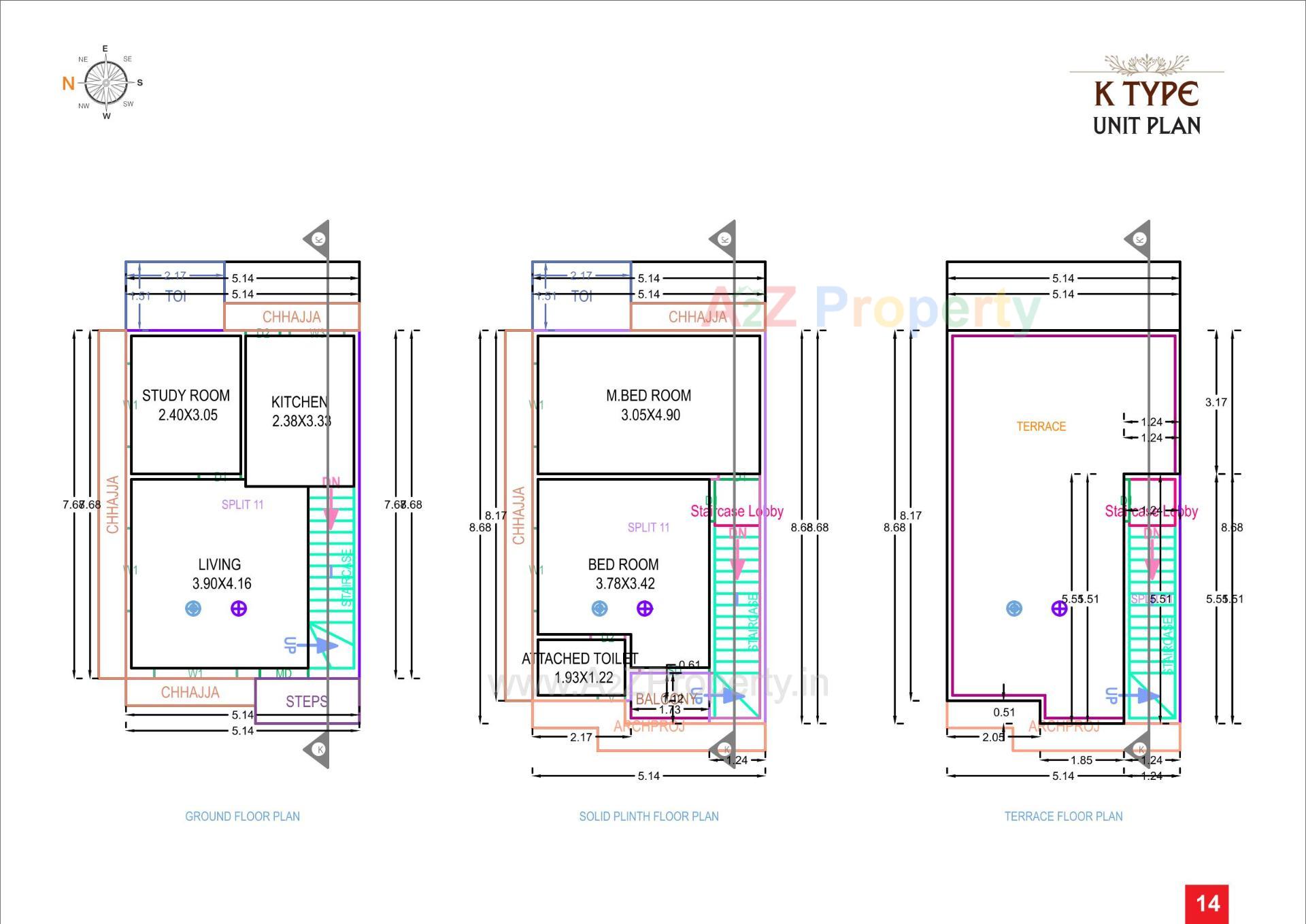 Layout of real estate project Sahajanand Green City located at Chavaj, Bharuch, Gujarat