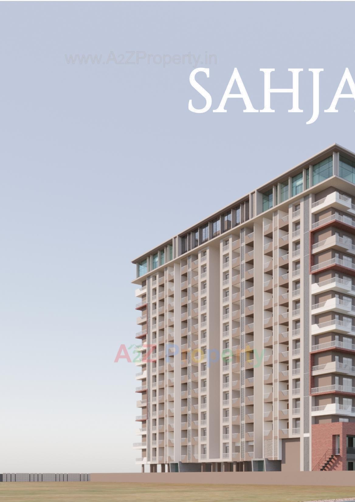 3D Elevation of real estate project Sahjanand Sky located at Umraj, Bharuch, Gujarat