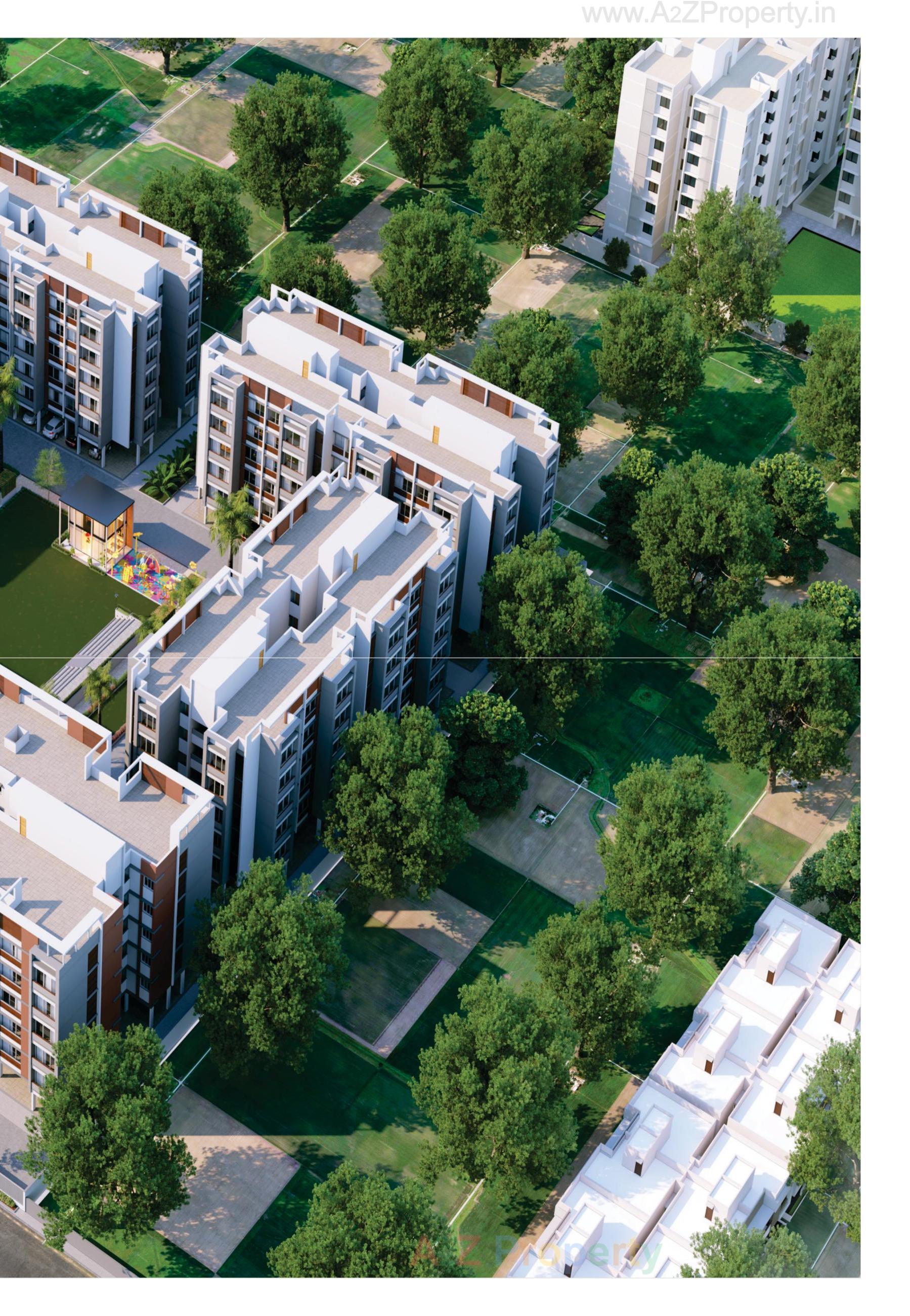 3D Elevation of real estate project Samruddhi Residency located at Bholav, Bharuch, Gujarat