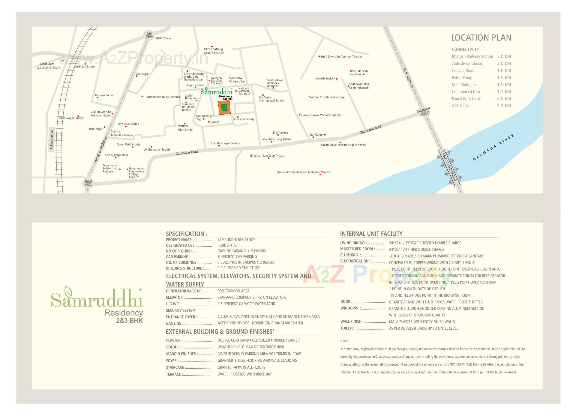  of real estate project Samruddhi Residency located at Bholav, Bharuch, Gujarat