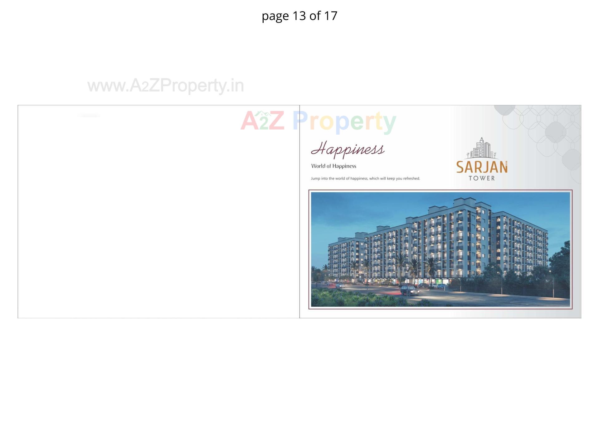  of real estate project Sarjan Tower located at Bhadkodra, Bharuch, Gujarat