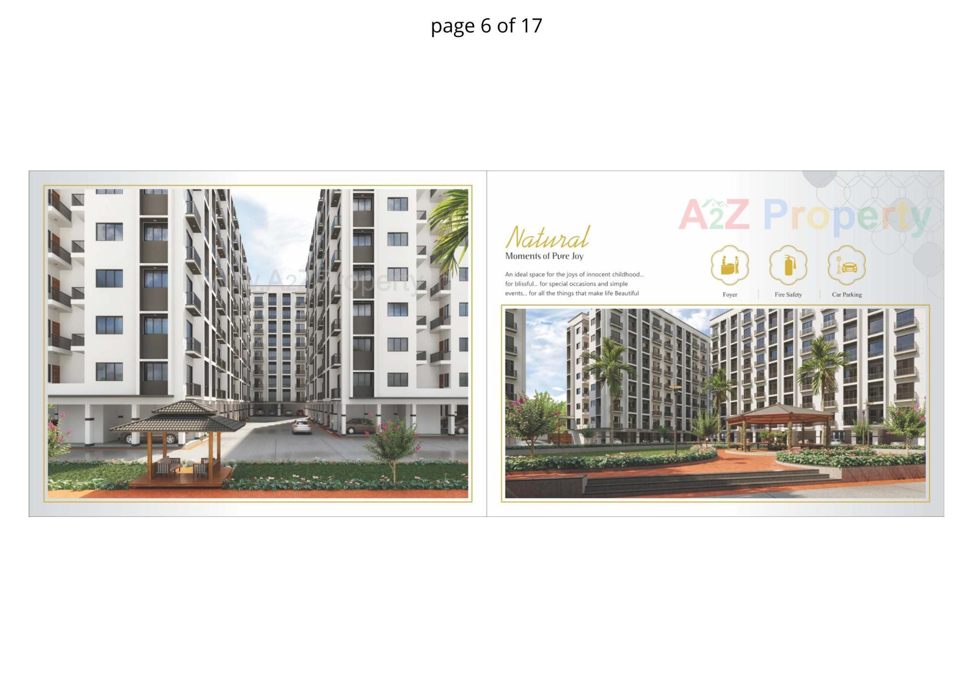 3D Elevation of real estate project Sarjan Tower located at Bhadkodra, Bharuch, Gujarat