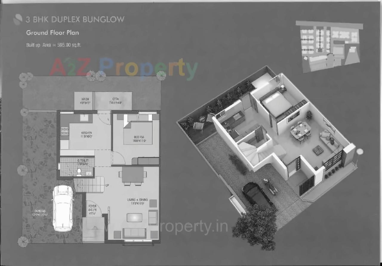 Layout of real estate project Sentosa Heights located at Vadadala, Bharuch, Gujarat