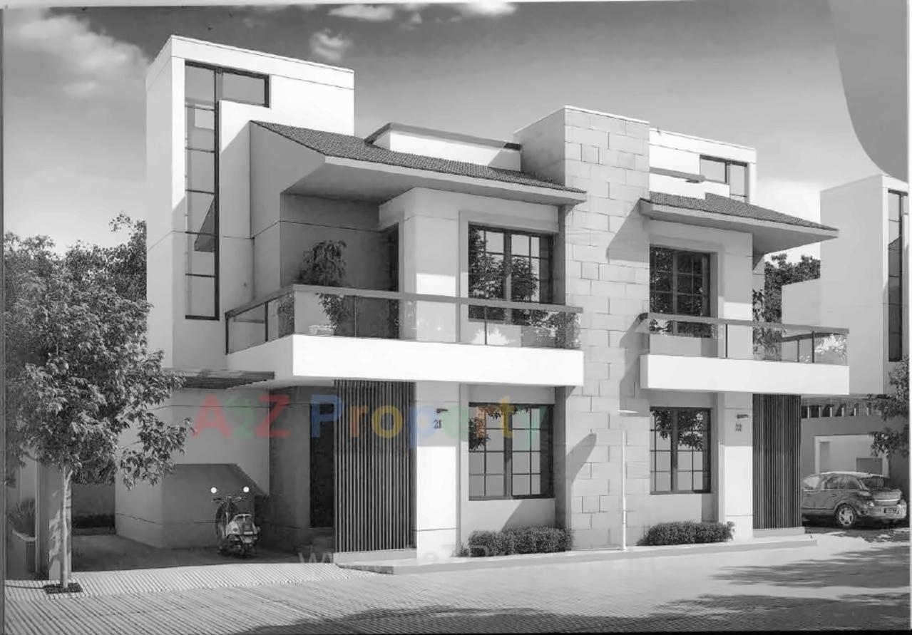 3D Elevation of real estate project Sentosa Heights located at Vadadala, Bharuch, Gujarat