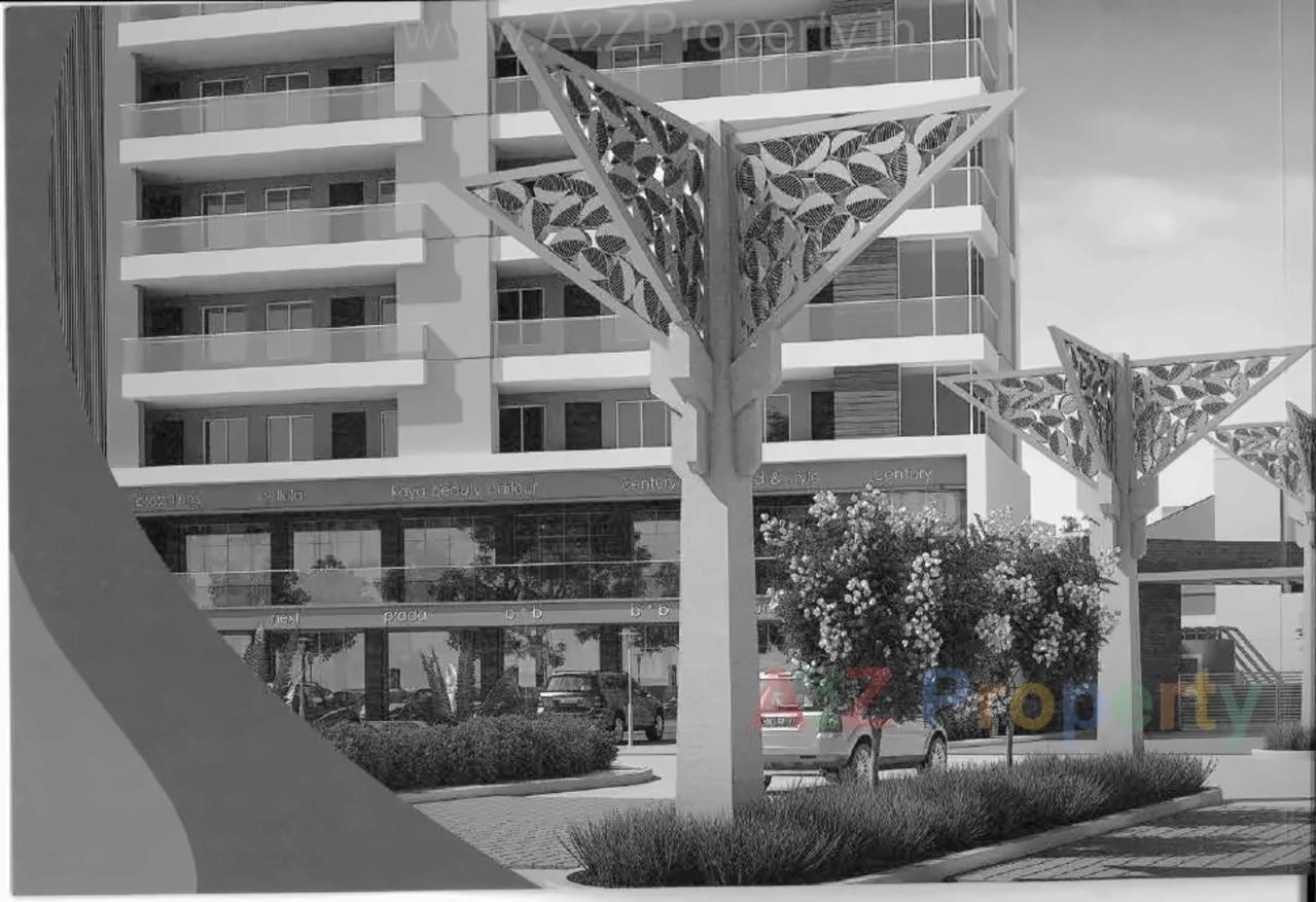 3D Elevation of real estate project Sentosa Heights located at Vadadala, Bharuch, Gujarat