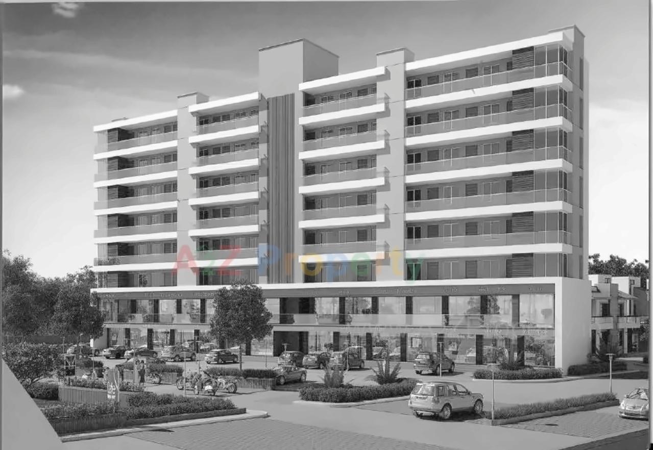 3D Elevation of real estate project Sentosa Heights located at Vadadala, Bharuch, Gujarat