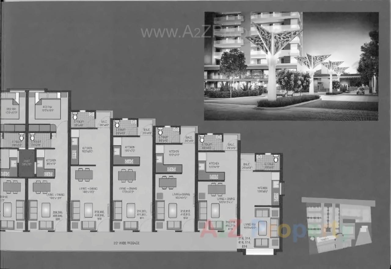 Layout of real estate project Sentosa Heights located at Vadadala, Bharuch, Gujarat