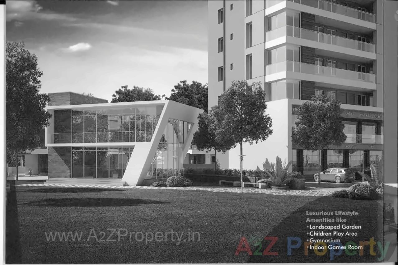 3D Elevation of real estate project Sentosa Heights located at Vadadala, Bharuch, Gujarat