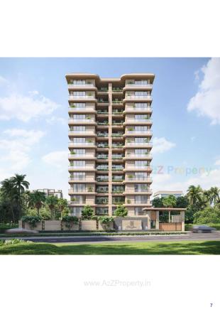 Elevation of real estate project Sharnam Luxuria located at Jhadeshwar, Bharuch, Gujarat