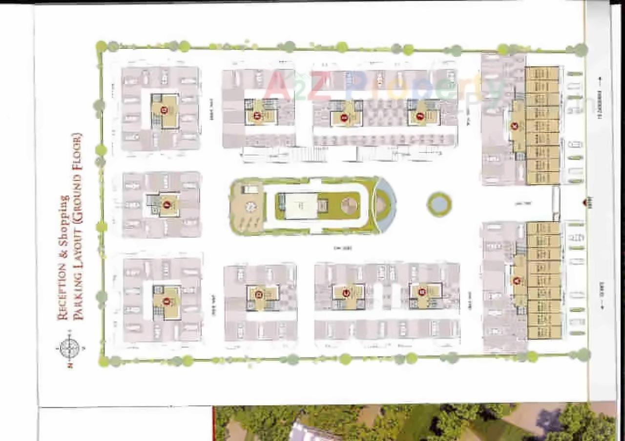Layout of real estate project Sharnam Residency located at Zadeshwar, Bharuch, Gujarat