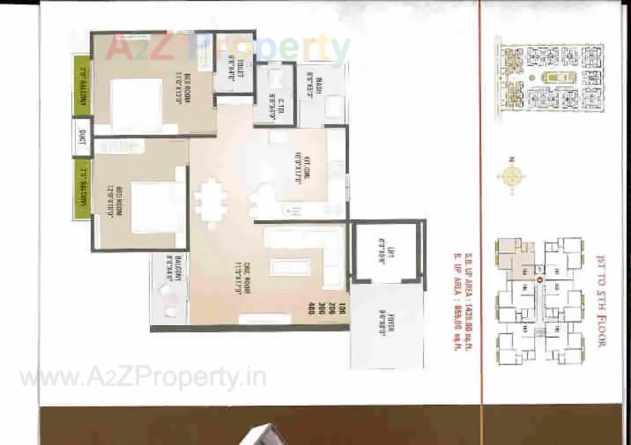 Layout of real estate project Sharnam Residency located at Zadeshwar, Bharuch, Gujarat